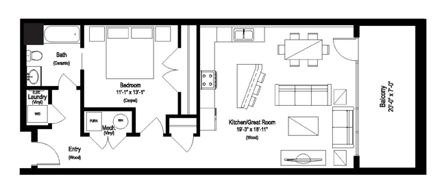 Piatt Place Floor Plans - Jade